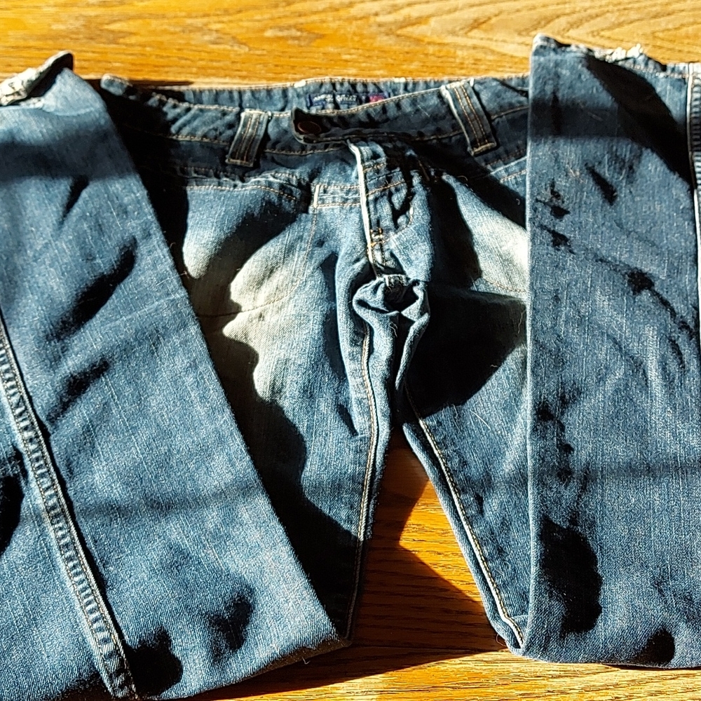 Vintage American eagle wide Jean's